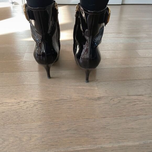 Louis Vuitton Patent Leather Ankle Boots black 37.5 - Picture 8 of 14
